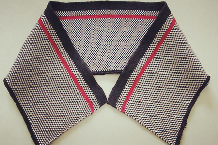 絲光橫機(jī)領(lǐng)的加工特點及其應(yīng)用